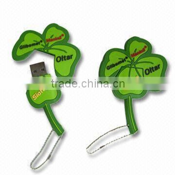 Custom tree leave shape usb flash drive, OEM shape usb pen drive, oem usb key