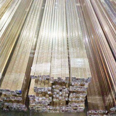 Embossed PVD Plating Color Stainless Steel Tube for Gate Guardrail photo-4