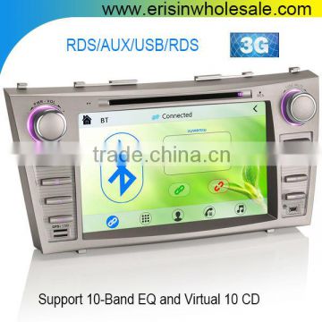 Erisin ES7668M 8" MTK 2 Din Car DVD Player GPS for Toyota Camry Aurion