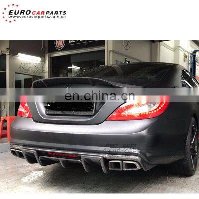 W218 trunk spoiler fit for MB CLS-class W218 CLS350 CLS550 sport package CLS63 to Ren style carbon fiber CLS63 spoiler