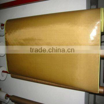 China manufacturer one side self-adhesive tape ptfe coated glass fabrics thickness from 0.08 to 0.30mm