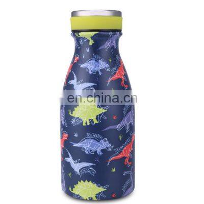 Custom eco-friendly 350 ml insulated drinking water bottle vacuum thermos cup for camping