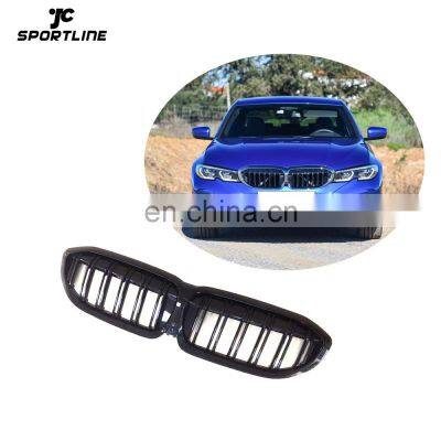 ABS Gloss Black G20 Front Mesh Grill for BMW 3 Series G20 G28 M Sport 2019-2020