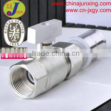 good quality pex-al-pex pipe press union female ball valve fitting
