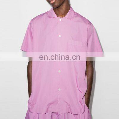 2021 Fashion summer custom 100% cotton polo pink men t shirt