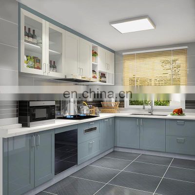 Customized 3D design modern kitchen cabinet