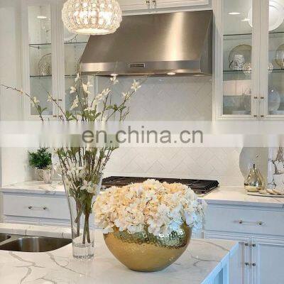 Superior Quality Solid Wood Modern Design Kitchen Cabinet With Cabinet Handle