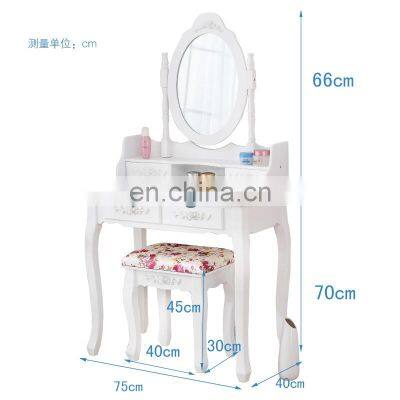 Bedroom North European White Dresser Mini Type Mini Economy Make-up Table Multifunction Assembly Simple Dressing Table photo-4