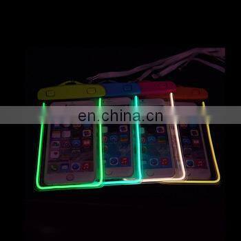 Cheap Price Custom Logo Print Luminous Waterproof Cell Phone Case photo-2