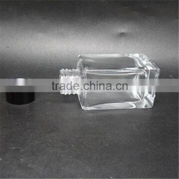 90ml Square Glass Material Clear Color Aroma Diffuser Bottles With Aluminum Caps photo-2