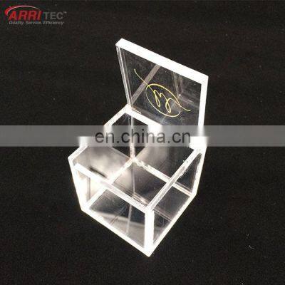 clear mini box acrylic custom box with lid