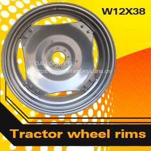 Steel Agricultural Tractor Wheel Rims W12X38 for 13.6-38 Tires