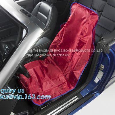 Disposable 5 in 1 car clean kit Seat Covers Dust-Proof Car Cover Spare Tyre Cover Fender Cover Motorcycle Cover Auto