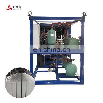 Big Capacity Industrial Plate Cube Block Ice Making Machine Automatic Ice Block Machine Price For Sale photo-4