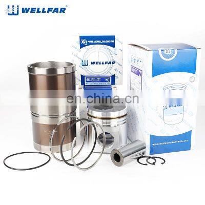 Wellfar Genuine Quality Ism Parts Cylinder Liner Piston Piston Rings For Cummins Ism