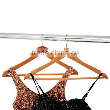 Wholesale Manufactory Provide High Ending Wooden Clothes Hanger photo-5