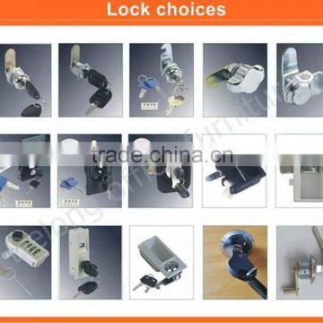 Commerical Furniture Lockable Metal 2 Door Wardrobe Cabinet photo-6