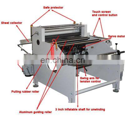 Roll to Sheet Cutting Machine for PET PVC PC PE Reflector Film Insulation Paper Copper/aluminum Foil photo-2