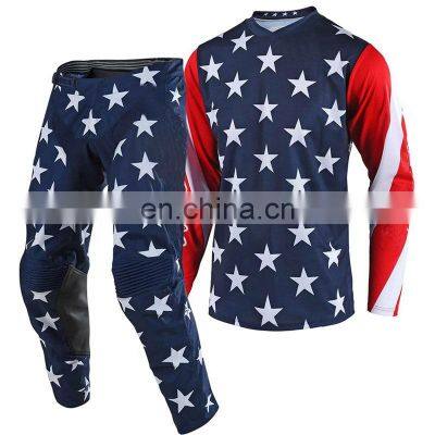 Custom design sublimation Off road Mx Downhill Motocross jersey pants/ MX Racing Dirt Bike Riding Motocross wear