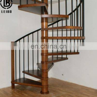 Foshan Indoor Art Metal Stairs Stainless Steel Structural Design Spiral Staircases photo-5