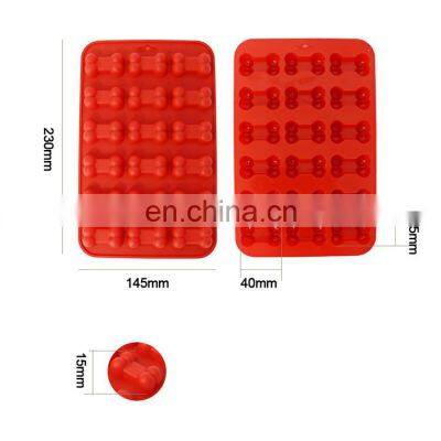Easy To Clean 18 Cavity 3D Shape Dog Claw Bone Pops Silicone Cake Mold Baking Soap Mould For Chocolate Cakes Biscuit photo-3