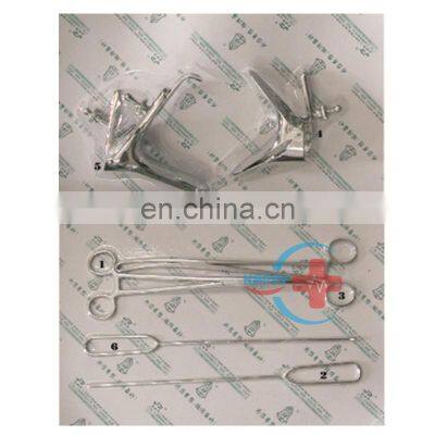 SA0120 Good Quality Female IUD Placing and Removing Set Medical Surgical Instruments Set photo-2