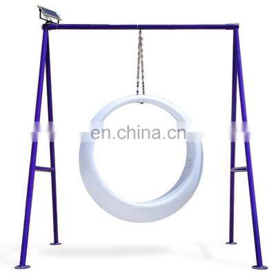 outdoor garden patio event party led furniture hanging led swing seasaw chair lighting