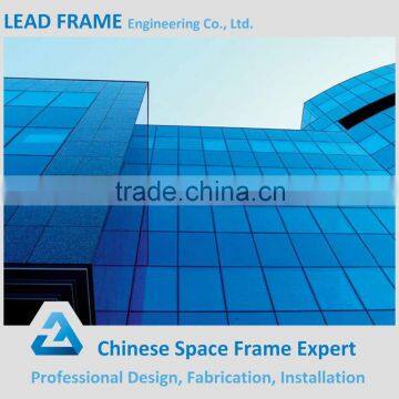 Free design customized glass curtain wall with steel structure