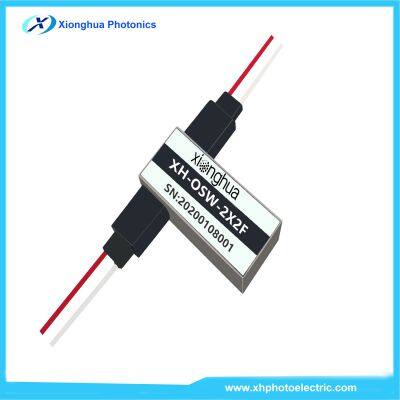 2X2F Opto-Mechanical Bi-Directional Fiber Optic Switch