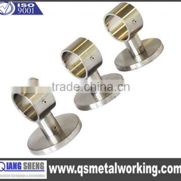 customized OEM adjustable tension metal curtain rod wall ceiling bracket