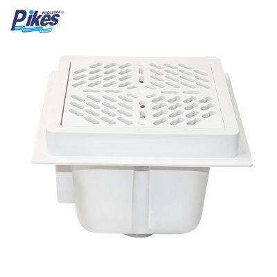 Pikes New Square Main Drain 2''/2.5'' ABS material In-line Inserts Wholesale Swimming Pool Floor Main Drain