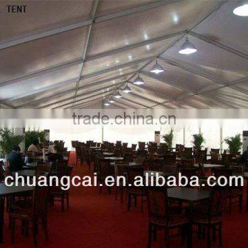 steel or aluminum alloy clear roof wedding tent