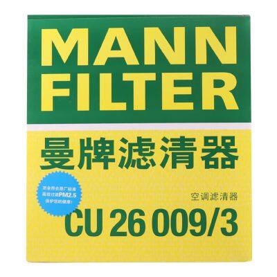 Original Genuine MANN Cabin Filter Car Engine Filter CU26009/3 5Q0 819 653 For Audi Seat VW