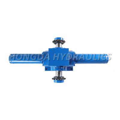 High-end Hydraulic Gear Rack Swing Cylinder 180-degree Rotating Hydraulic Cylinder Rotation Angle Cylinder Platform Rotation Flipping Fixed