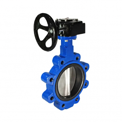 Manual Lug Wafer Type Butterfly Valve Worm Gear Turbine Butterfly Valve