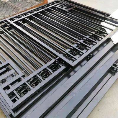 Outdoor Villa Perimeter Fence System - Interlocking Steel Panels With Weatherproof Coating photo-4