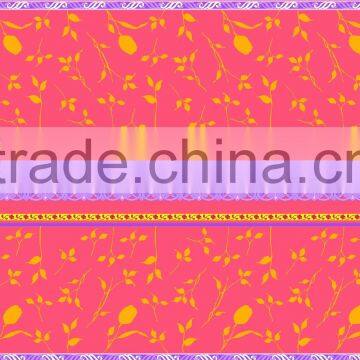 Flower Printing of Brushed 100% Polyester Fabric for Making Bedding Set