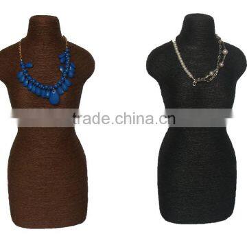 Wholesale counter Leatherette jewelry display jewellery display stand necklace display form A-02