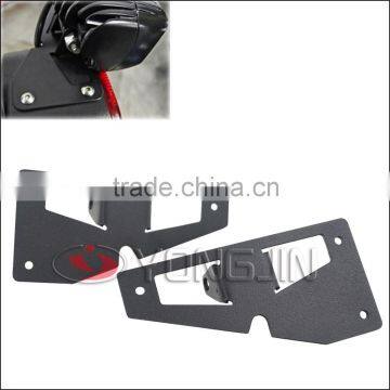 Stainless Steel Black Light Mount Bracket Led Lamp Bar Support for Jeep photo-3