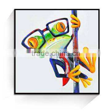 JC Home Decoration Fun Frog Canvas Art Painting For Living Room ANI-3B