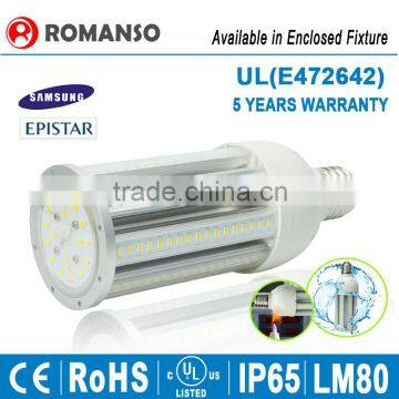 led light new products Samsung SMD5630 E27 E40 27W 45W 54W LED Corn Light with CE ROHS Approved