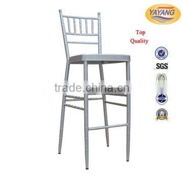 Made in China steel high bar chair stackable chiavari chair with 7 bars