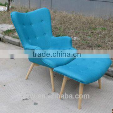 RCH-4266-2 Modern Lounge Armchair With Ottoman