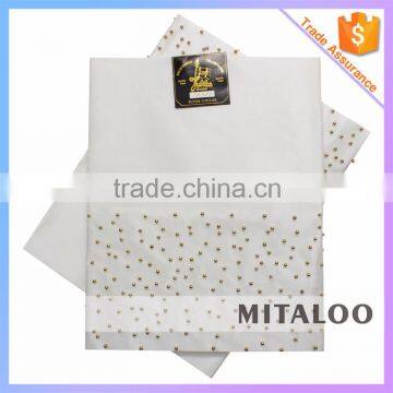 Mitaloo New Fashion Beads Sego Headtie African Gele Headtie For Wedding MBSG0084 photo-2