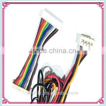 1.25 Pitch Wire to Wire 3Pin 20Pin OEM Rainbow Wiring Cable Assembly