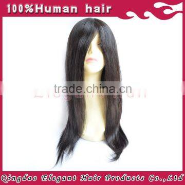 New products 6A high quality silky straight hair black women brazilian hair full lace wig