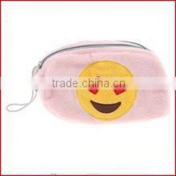 2015 new customized emoji plush pencil case hot sale- Free sample