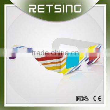 high quality printed paper 3d glasses with red blue lense
