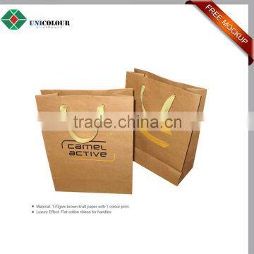 wholesale fancy design kraft paper bag for biscuit packaging