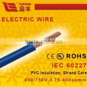 stranded core 60227 IEC 1.5 mm2 electrical wire